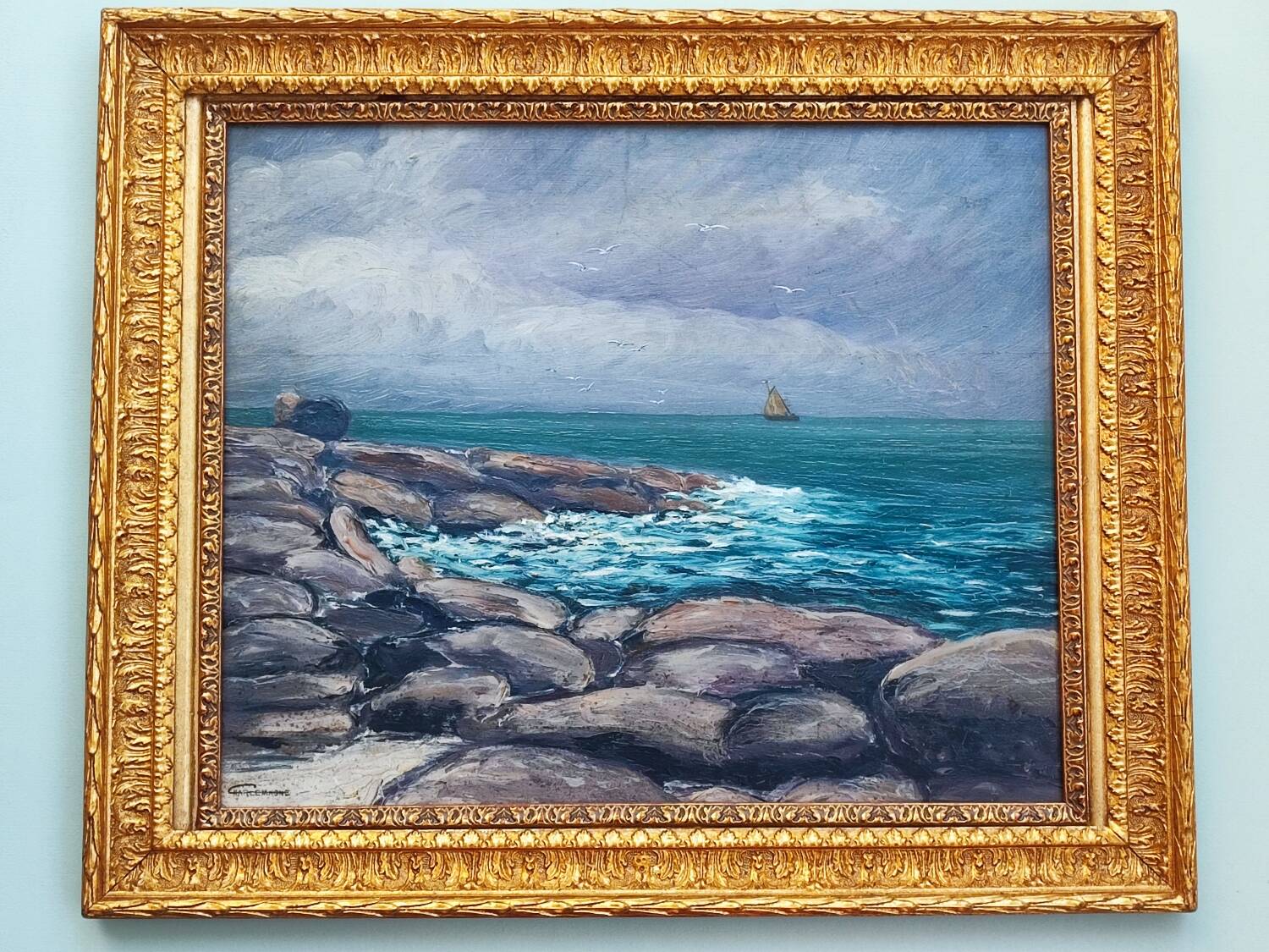 Oil painting - seascape Brittany