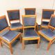 Vintage Set of 6 Solid Wood & Leather Chairs – FOLRM 75 by Andreas Hansen (Price is for 6)