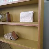 Bibliothèque jaune vintage