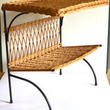 Table d’appoint en rotin