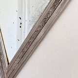 Art Deco half-moon wall mirror