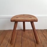 Tripod stool in light wood