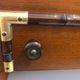 Vintage wooden and gilded chest of drawers colonial style