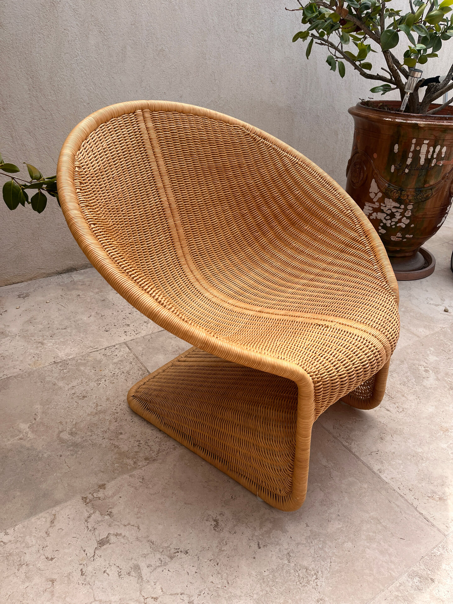 Rattan armchair model Kraton
