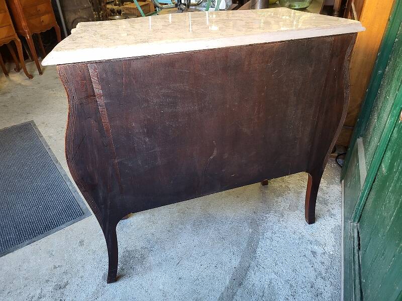 petite commode en bois de rose 3 tiroirs