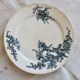 Assiette plate ancienne terre de fer - Boch Frères Keramis - Modèle Régent