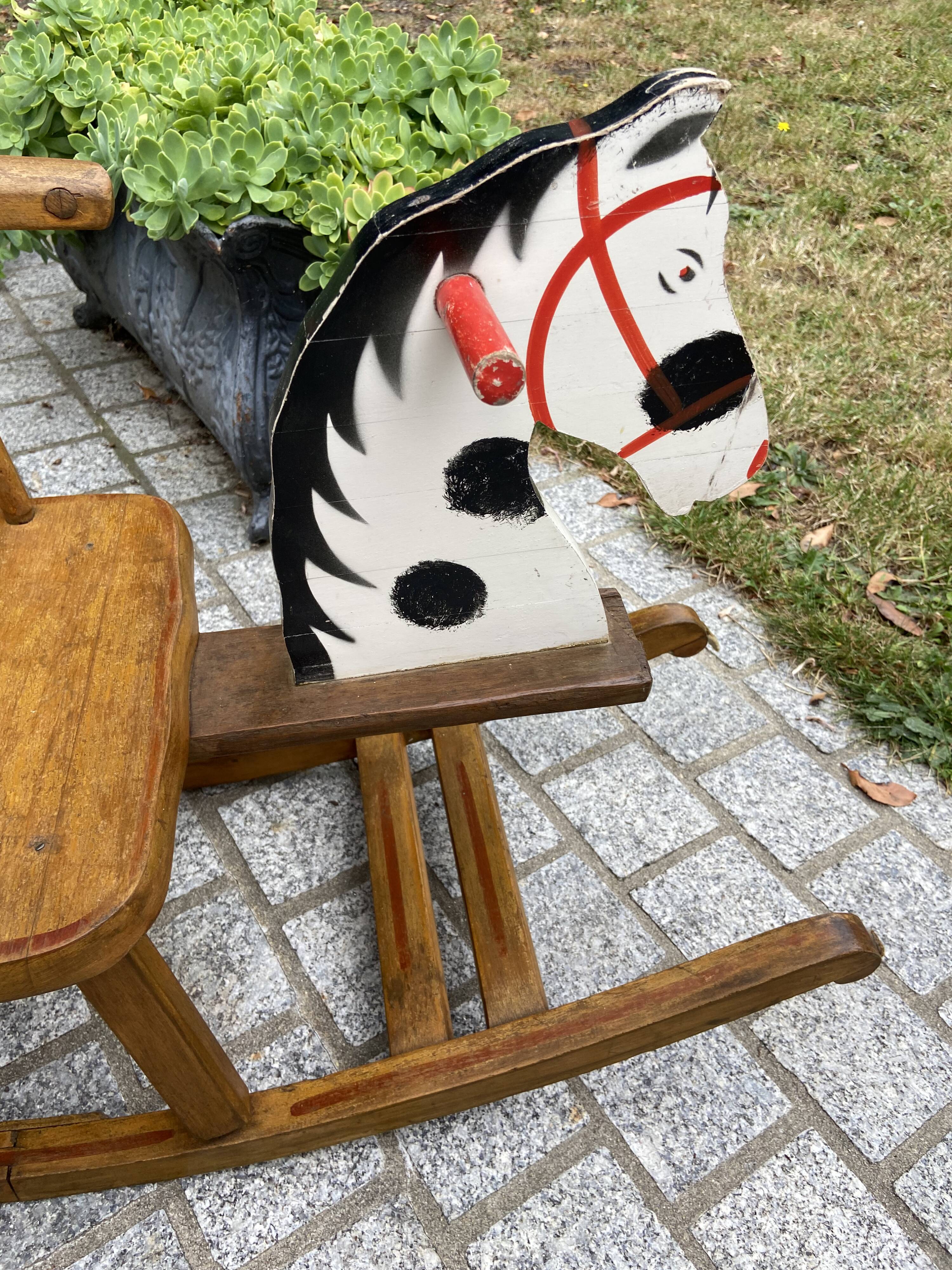 Vintage Herlag rocking horse