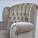 1970s, Danish armchair, original condition, furniture velour, beech wood.