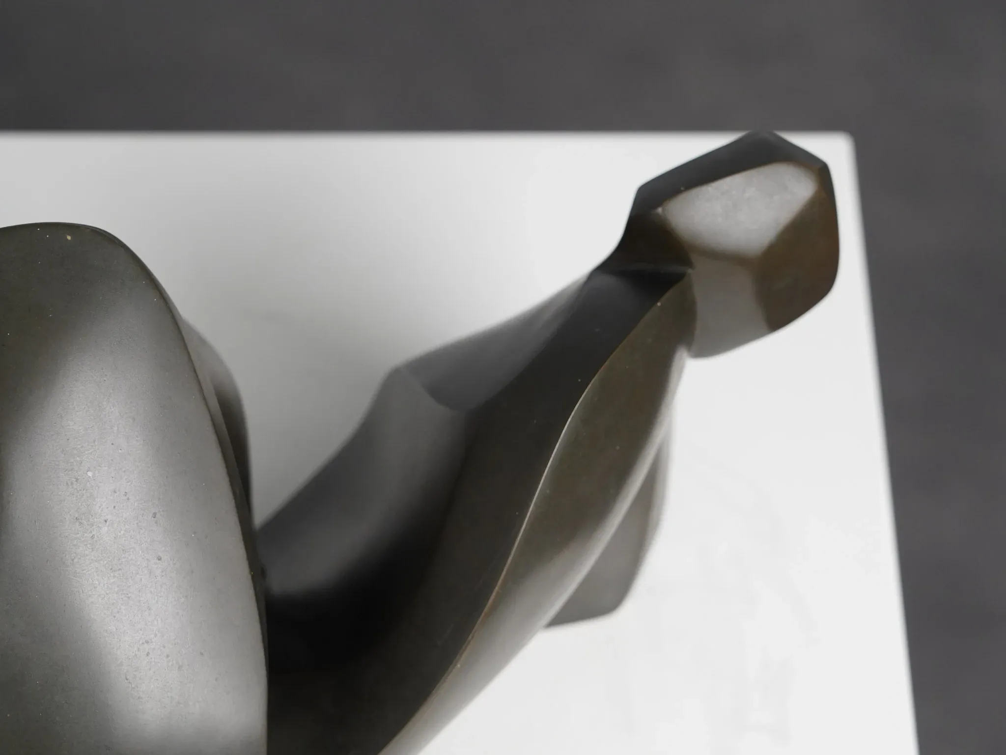 Abstract bronze female figure sculpture by Francine Govers, Netherlands, 1990s
