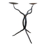 Chandelier fer forgé design brutaliste