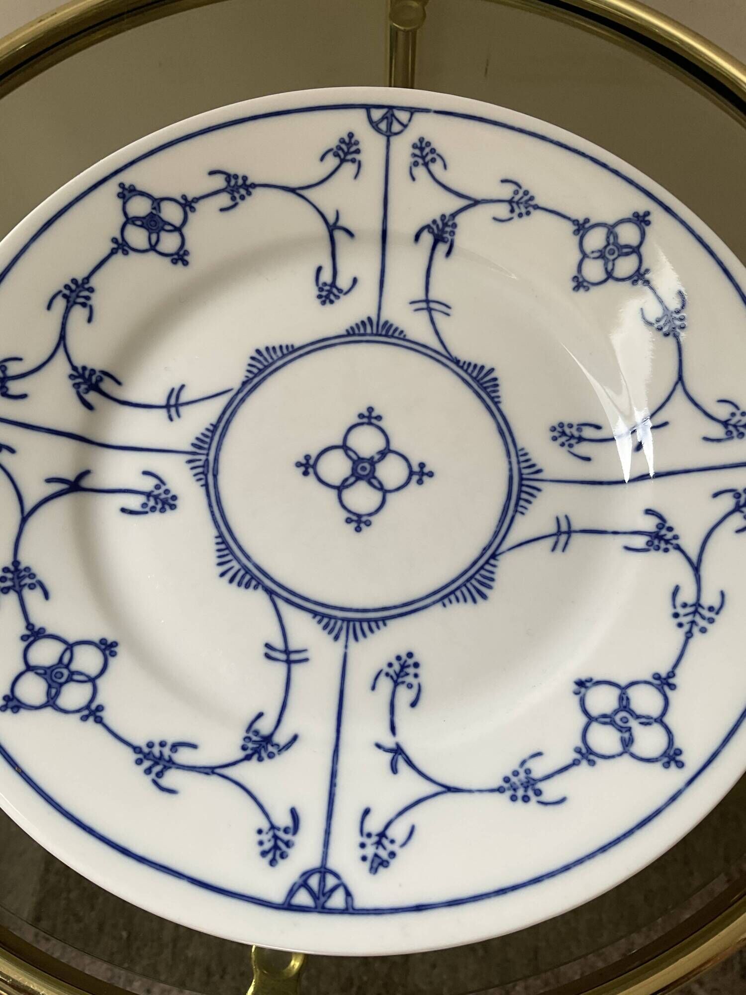 Set of 6 vintage porcelain dessert plates Germany
