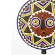 Polychrome tribal mask Ø40cm — Magma Quadra
