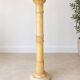 Pedestal / decorative column in alabaster