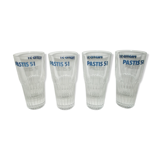 Lot 4 verres pastis 51, bistrot publicitaire