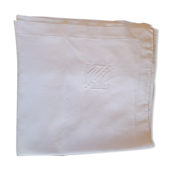 Taie d'oreiller en coton monogrammée