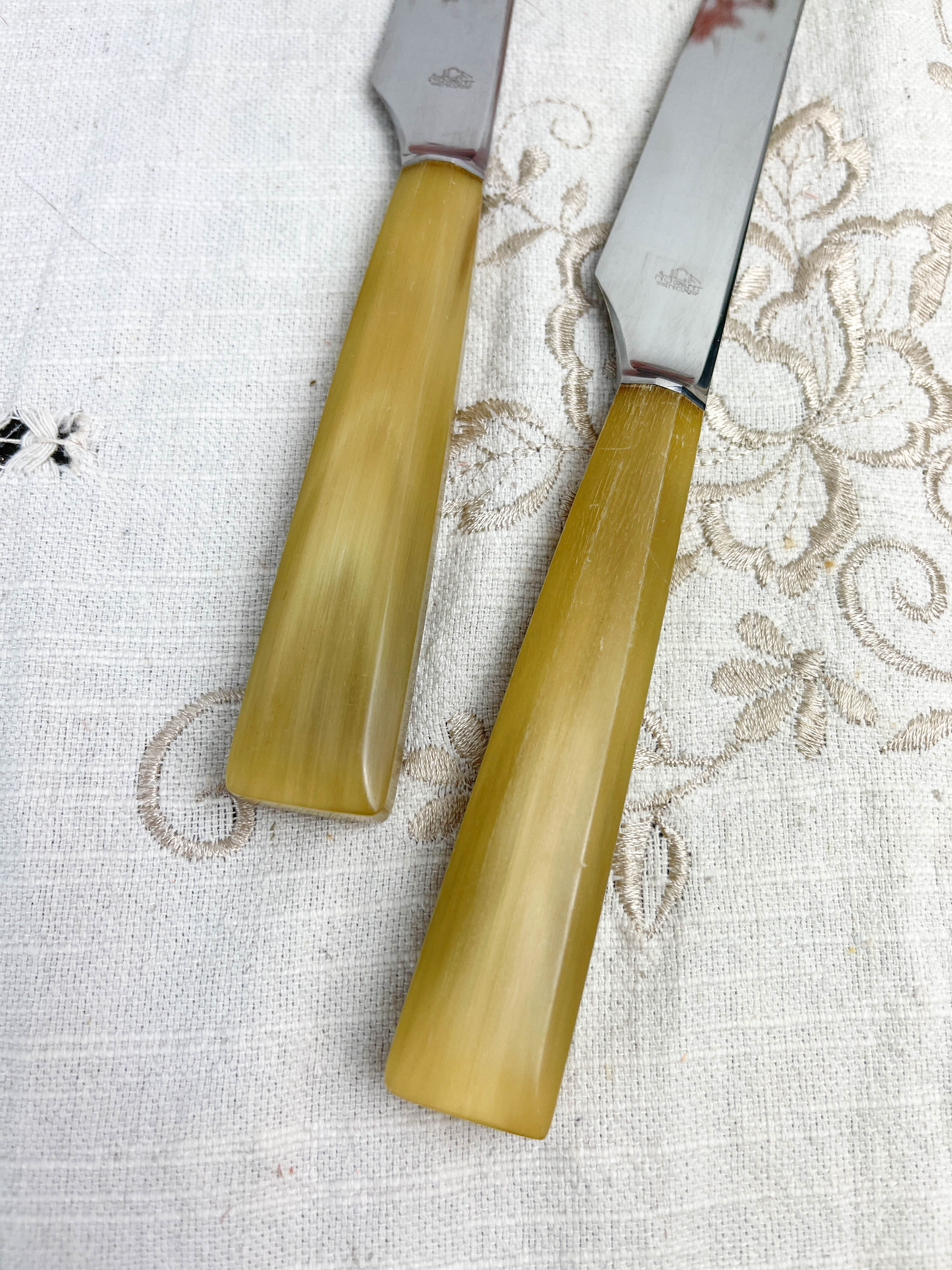 12 vintage nogent knives