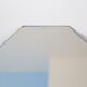 Octagonal bevelled wall mirror
