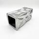 "Crinkled" vase / aluminium casting – 1970s