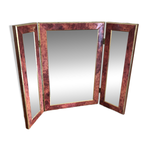 ancien miroir triptyque