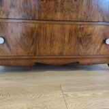 Art deco chest of drawers varnished 1920