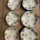Set of 6 dessert plates in earthenware