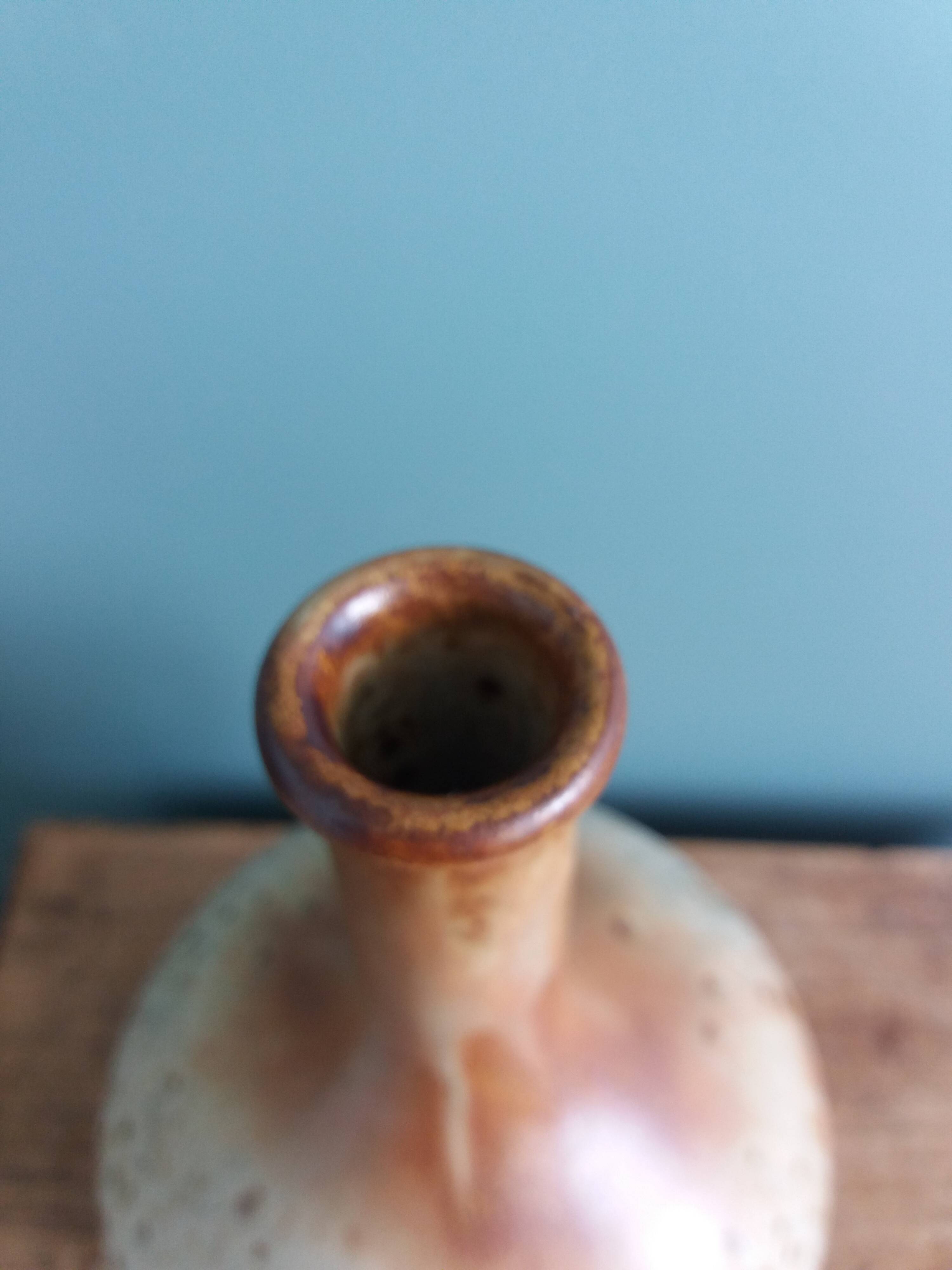 Alcohol carafe, Puisaye stoneware, Jean-Pierre Prud'homme