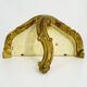 Vintage Florentine console in hand-painted and gilded wood. Year 50