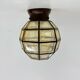 1 of 2 Limburg Glashütte glass ceiling lamp flush mount, 1970s