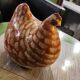 Signed terracotta hen