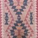 Tapis kilim turc vintage 170x117 cm en laine kelim moyen