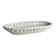 Woven white porcelain bread basket