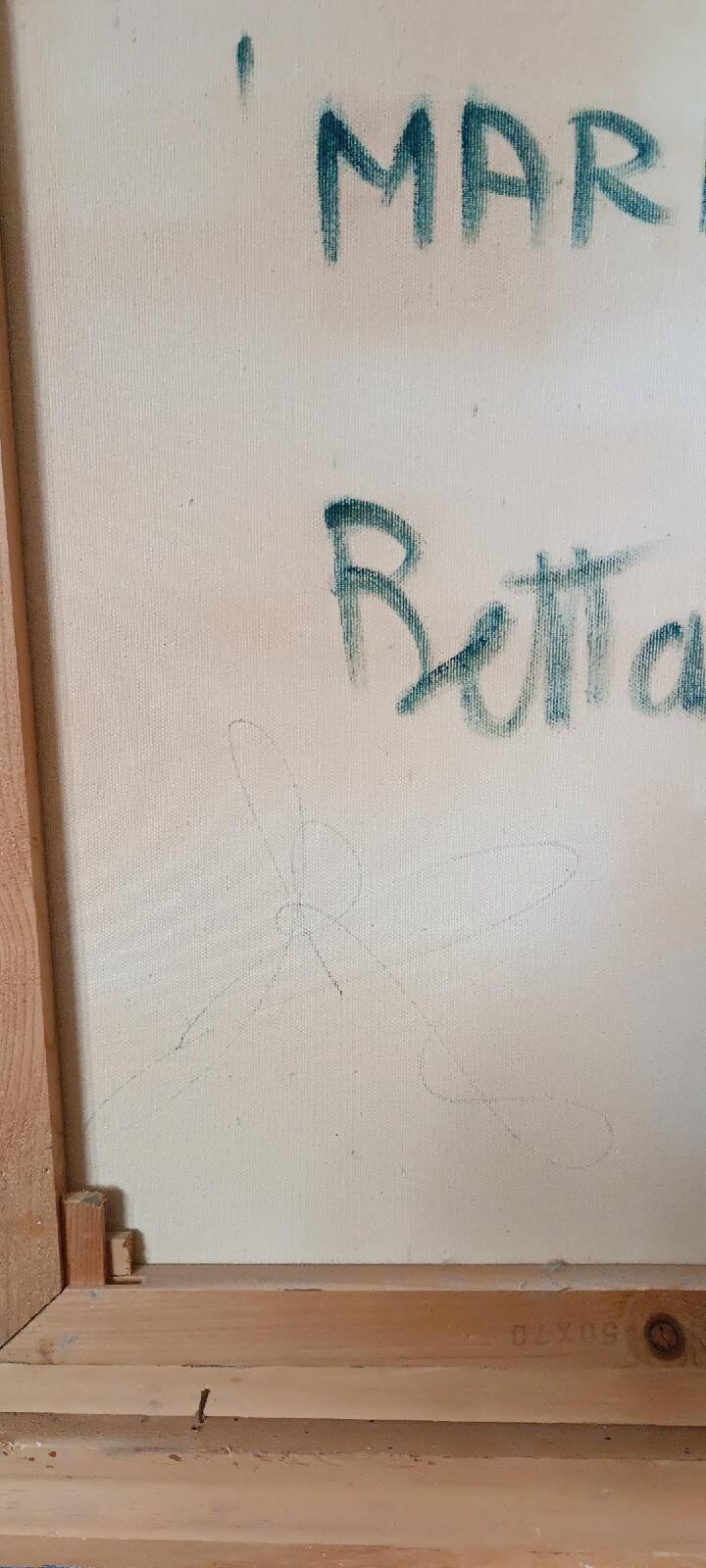 Oil painting on canvas - Marine - 1976 Lido Bettarini canvas 70x50 cm