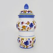 Old apothecary pot, ceramic Cerefolium medicine jar. Year 70 80