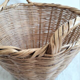 Large wicker basket / rattan - Rattan pan / wicker XXL