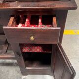 19th century folk art credenza