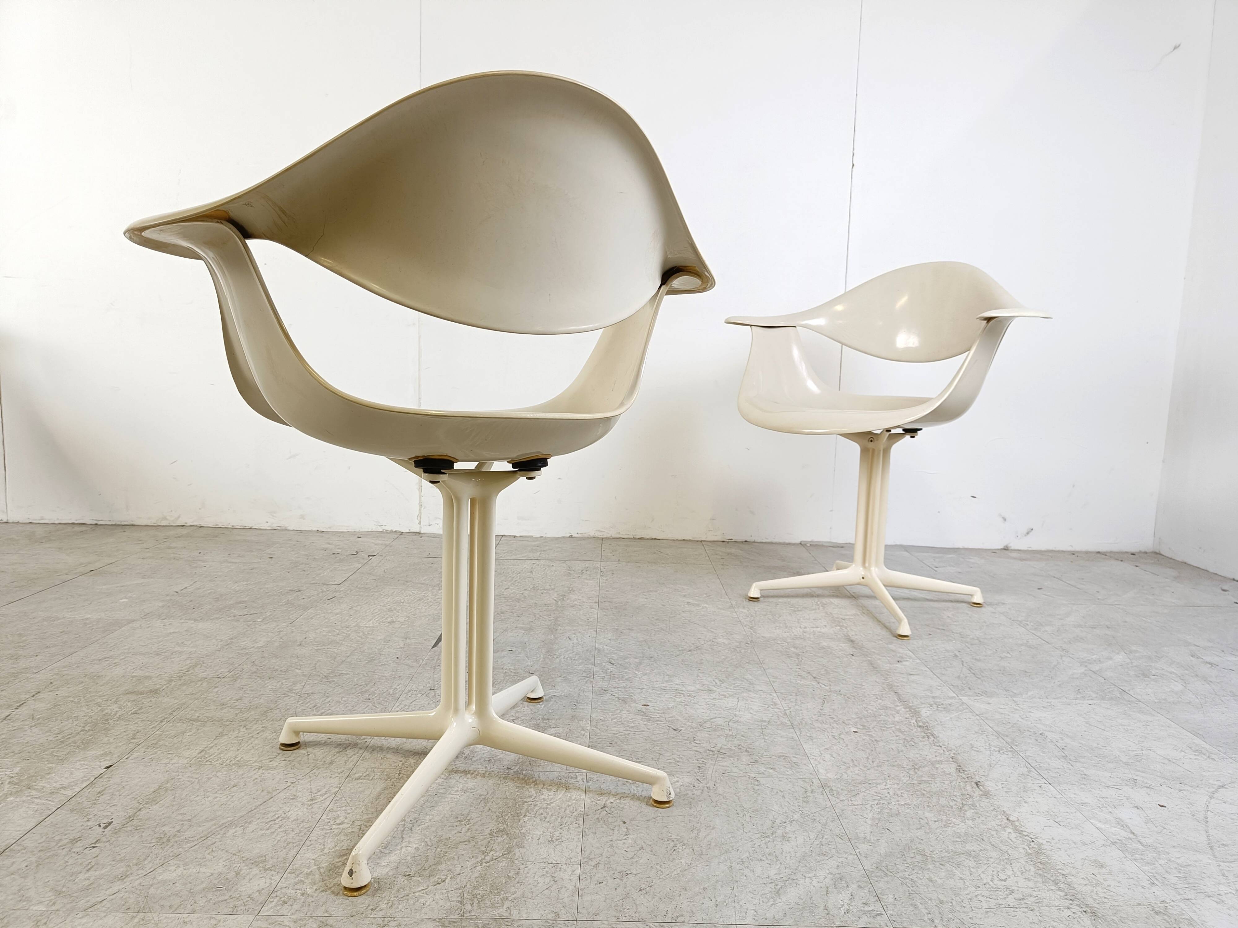 Space Age Daf Chairs by George Nelson for Herman Miller, Set of 4