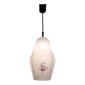 Vintage opaline pendant light from the 60s/70s.