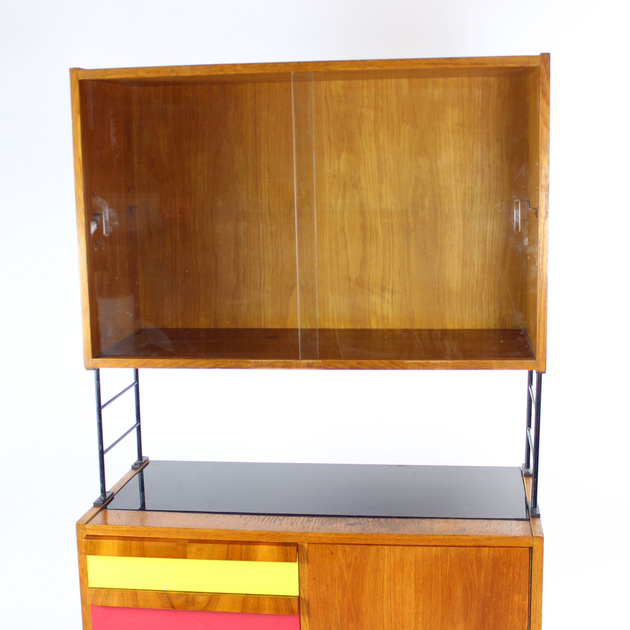 Tall Mid Century Sideboard, Czechoslovakia 1960s