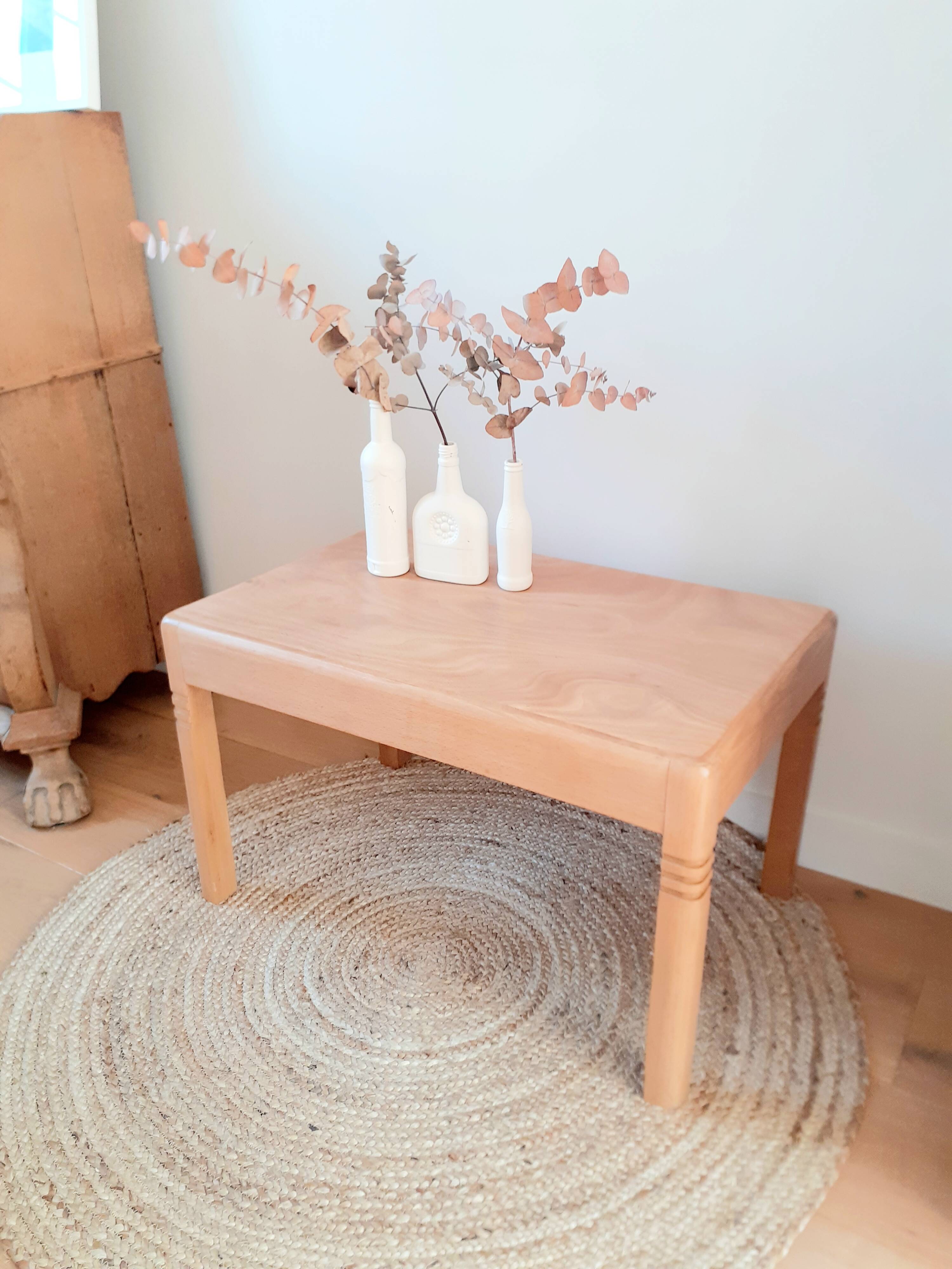 Vintage wooden coffee table