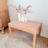 Table basse en bois vintage