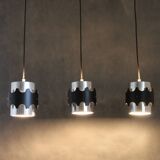 1960s Set of Three Danish Pendant Lights