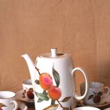 Evesham 5 Cup Fruit Cafetiere, Royal Worcester Eves Fine Bone China