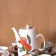 Evesham 5 Cup Fruit Cafetiere, Royal Worcester Eves Fine Bone China