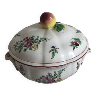 Luneville earthenware soup tureen
