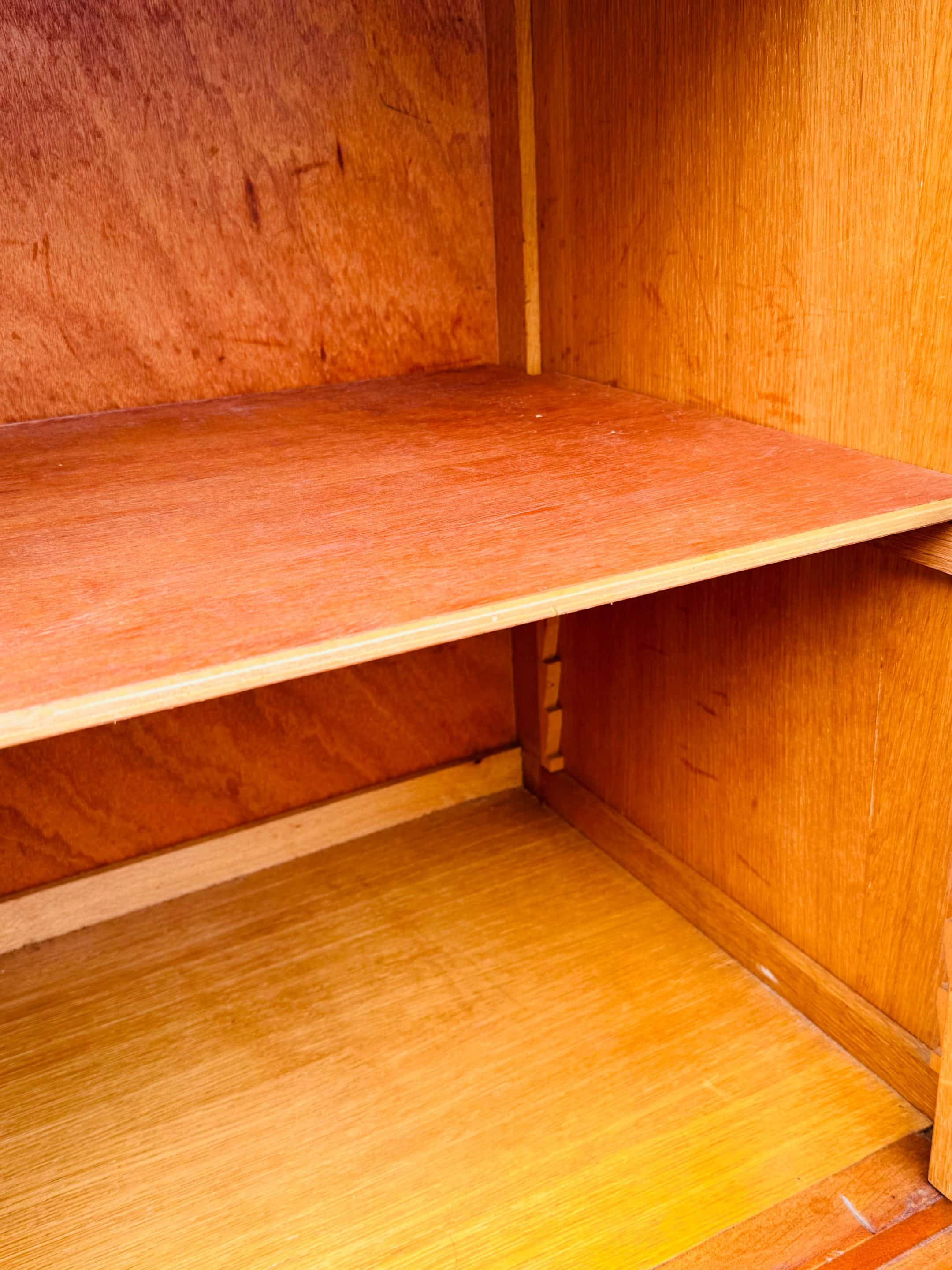 Vintage rattan sideboard