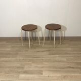 Pair of industrial stools