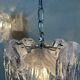 2x vintage Mazzega 'melting glass' chandeliers – Murano