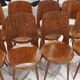 Set of 8 Baumann Bistrot chairs, Mondor model, vintage 1970s