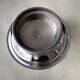 Large butter dish type "Coquillor" in stainless steel
