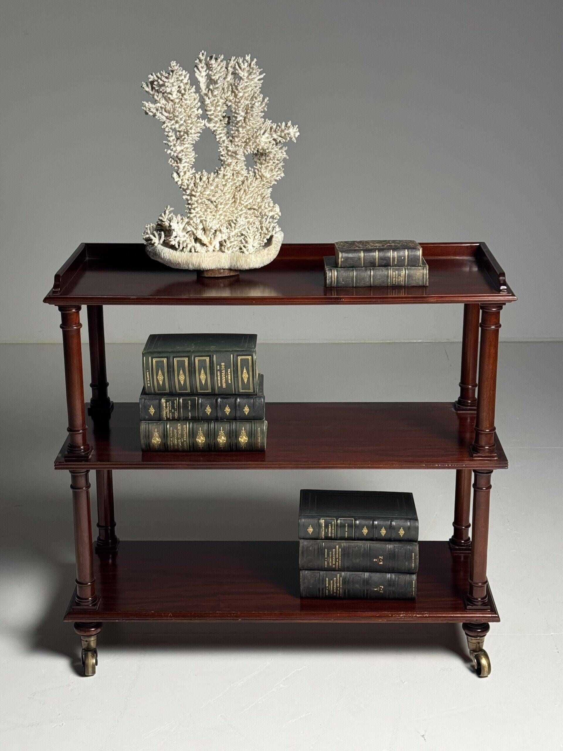 Mahogany étagère 20th century